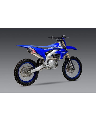 YZ450F 2023 YOSHIMURA RS-12 STAINLESS FULL EXHAUST, W/ ALUMINUM MUFFLER