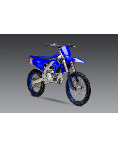 YZ450F 2023 YOSHIMURA RS-12 STAINLESS FULL EXHAUST, W/ ALUMINUM MUFFLER