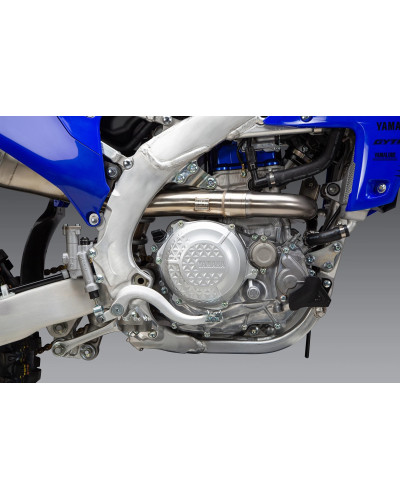 YZ450F 2023 YOSHIMURA RS-12 STAINLESS FULL EXHAUST, W/ ALUMINUM MUFFLER