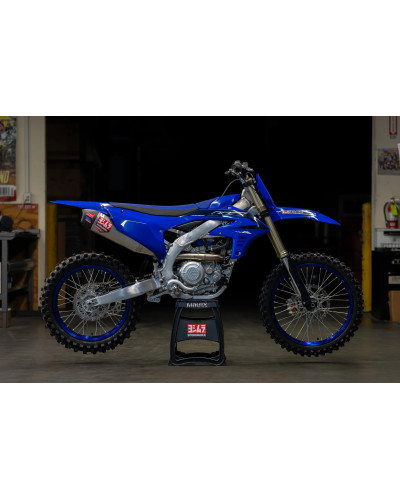 YZ450F 2023 YOSHIMURA RS-12 STAINLESS FULL EXHAUST, W/ ALUMINUM MUFFLER