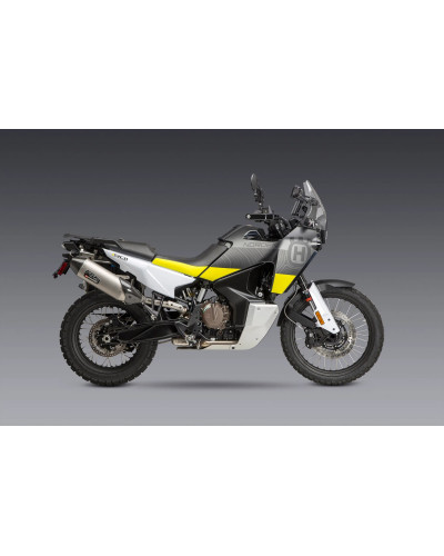 790/890 ADVENTURE 19-22 / NORDEN 901 YOSHIMURA RS-4 STAINLESS SLIP-ON EXHAUST, W/ STAINLESS MUFFLER