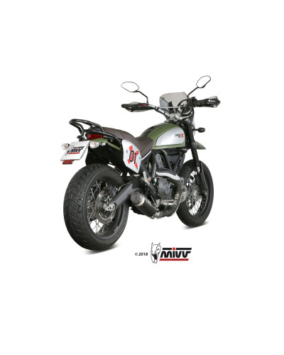 Terminale di scarico Mivv GP PRO carbonio per Ducati Scrambler 2015-2020