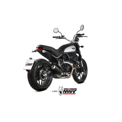 Terminale di scarico Mivv GP PRO carbonio per Ducati Scrambler 800 2015-2020