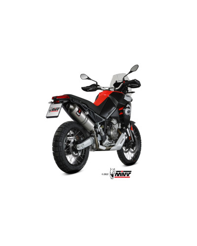 Mivv Dakar stainless steel exhaust for APRILIA TUAREG 660 2022