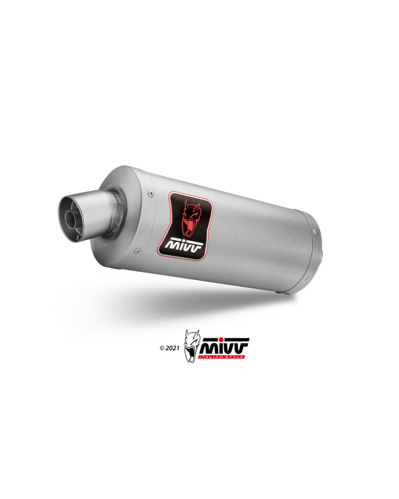 Mivv Dakar stainless steel exhaust for APRILIA TUAREG 660 2022