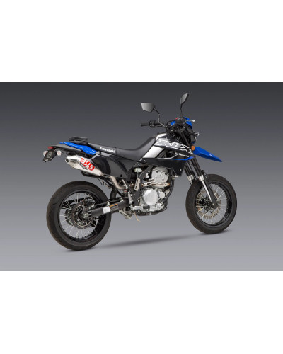 KLX250S/SF 09-20 / KLX300S/SM 21-23 YOSHIMURA RACE RS-2 STAINLESS SLIP-ON EXHAUST, W/ ALUMINUM MUFFLER