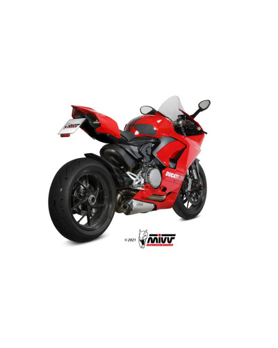 Terminale Mivv Delta Race acciaio inox per Ducati Panigale V2 2020 - 2023