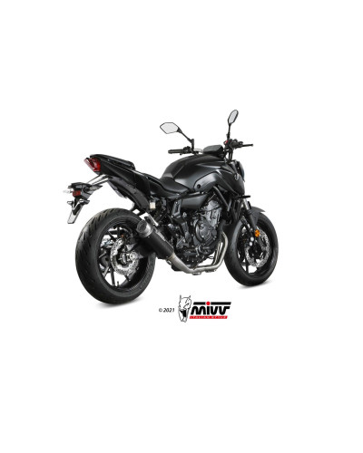 Terminale di scarico Mivv GP PRO carbonio per Kawasaki Z900 2020-2023