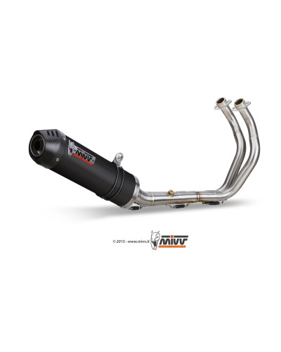 Full system Mivv Oval carbon Euro5 exhaust for Yamaha MT-07 / FZ-07 2021 - 2023