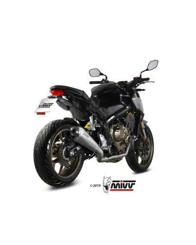 Full system Mivv Delta Race Euro4/5 stainless steel exhaust for Honda CB 650 R 2019 - 2023