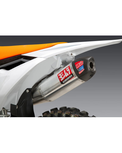 KTM / Husqvarna 250 / 350 / 450 23 RS-12 Stainless Slip-On Exhaust, w/ Aluminum Muffler