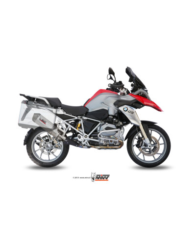 Full System Mivv OVAL titanium Euro3/4 for BMW R 1200 GS / ADV 2013-2018