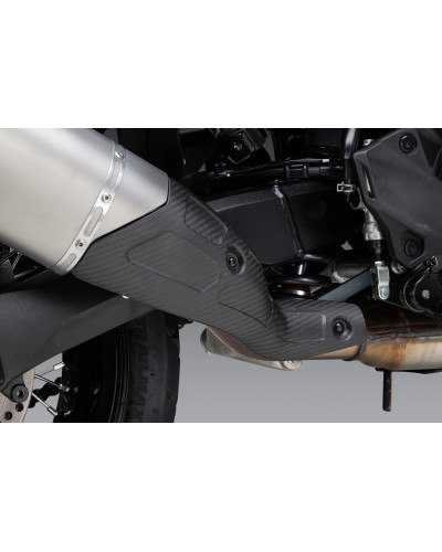 V-STROM 800 2023 YOSHIMURA RS-12 ADV STAINLESS SLIP-ON EXHAUST, W/ STAINLESS MUFFLER