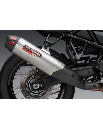 V-STROM 800 2023 YOSHIMURA RS-12 ADV STAINLESS SLIP-ON EXHAUST, W/ STAINLESS MUFFLER