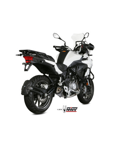 Scarico completo Mivv Delta Race Euro4/5 acciaio inox per Honda CB 650 R 2019 - 2023