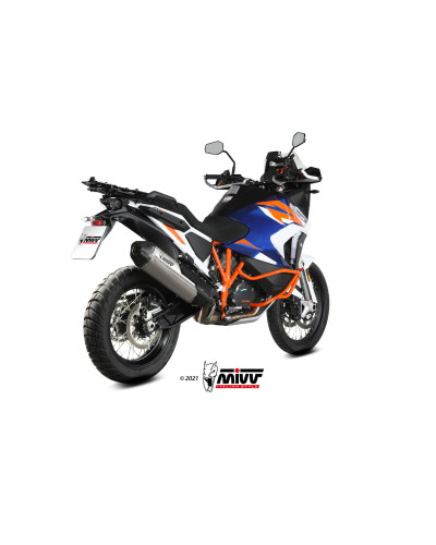 Terminale Mivv SPEED EDGE titanio per KTM 1290 Super Adventure R / S / T 2021-2023