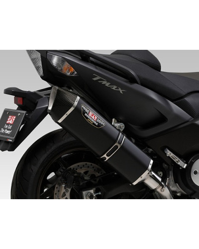 Scarico completo Yoshimura Hepta Force in acciaio omologato con fondello in acciaio per TMax