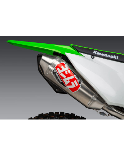 KLX300R 21-24 YOSHIMURA RS-2 STAINLESS SLIP-ON EXHAUST, W/ ALUMINUM MUFFLER