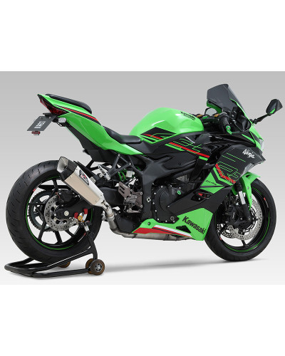 Terminale di scarico Yoshimura Hepta Force TSS street sport per Kawasaki Ninja ZX-4R SE / RR 2023 e ZX-25R 2023