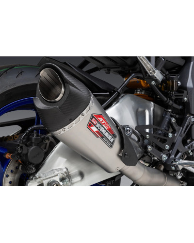 MT-10 22-23 YOSHIMURA RACE AT2 STAINLESS 3/4 EXHAUST, W/ STAINLESS MUFFLER