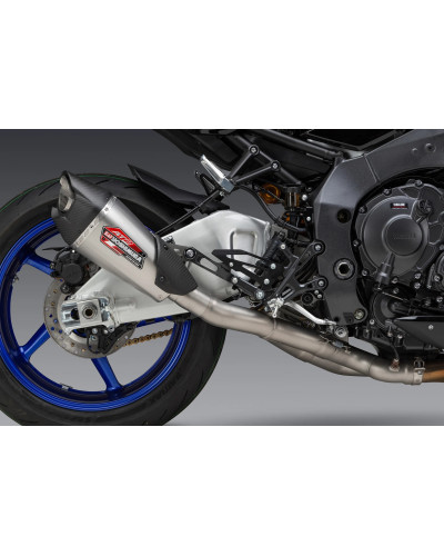 MT-10 22-23 YOSHIMURA RACE AT2 STAINLESS 3/4 EXHAUST, W/ STAINLESS MUFFLER