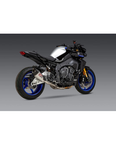 Scarico 3/4 Yoshimura AT2 Race in acciaio per Yamaha MT-10 2022-2023