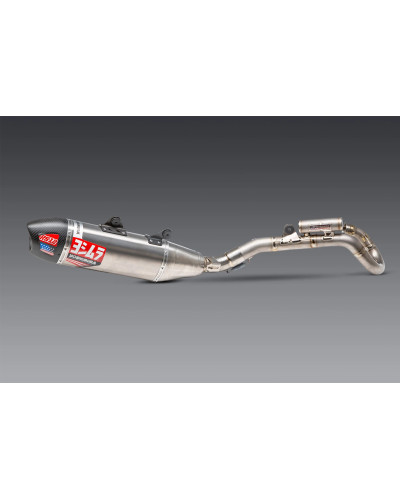 KTM 250/350SX-F / HUSQVARNA FC250/350 23-24 YOSHIMURA RS-12 TITANIUM FULL EXHAUST, W/ TITANIUM MUFFLER