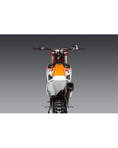 KTM 250/350SX-F / HUSQVARNA FC250/350 23-24 YOSHIMURA RS-12 TITANIUM FULL EXHAUST, W/ TITANIUM MUFFLER