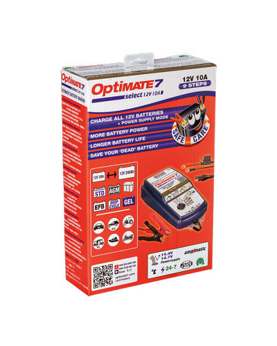 Caricabatterie TecMate Optimate 7 Select Gold series