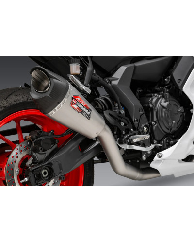 Kit montaggio alto Yoshimura silenziatore inox AT2 per Yamaha R7 2022-2024