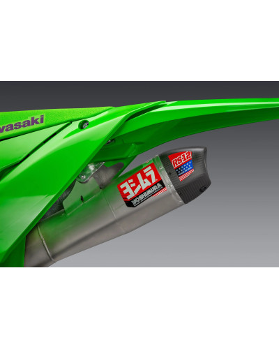 KX450F 2024 YOSHIMURA RS-12 STAINLESS FULL EXHAUST, W/ ALUMINUM MUFFLER