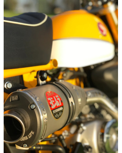 Terminale Yoshimura RS-3 Race in acciaio per Honda Monkey 125 2019-2024