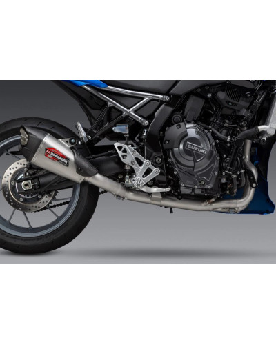 GSX-8S/R 23-24 YOSHIMURA RACE AT2 STAINLESS FULL EXHAUST, W/ STAINLESS MUFFLER