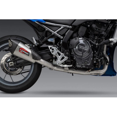 GSX-8S/R 23-24 YOSHIMURA RACE AT2 STAINLESS FULL EXHAUST, W/ STAINLESS MUFFLER