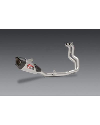 GSX-8S/R 23-24 YOSHIMURA RACE AT2 STAINLESS FULL EXHAUST, W/ STAINLESS MUFFLER