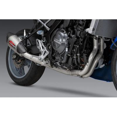 GSX-8S/R 23-24 YOSHIMURA RACE AT2 STAINLESS FULL EXHAUST, W/ STAINLESS MUFFLER