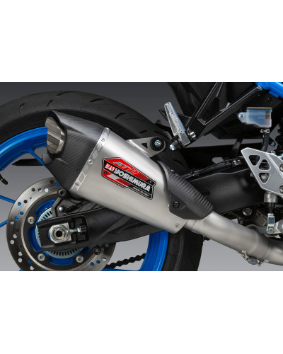 GSX-8S/R 23-24 YOSHIMURA RACE AT2 STAINLESS FULL EXHAUST, W/ STAINLESS MUFFLER