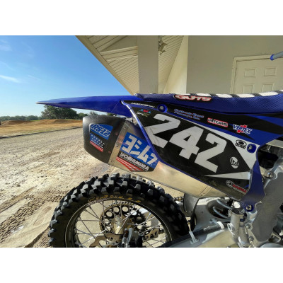 Yoshimura RS-12 OE Branded Four Piece Decal Kit Blue