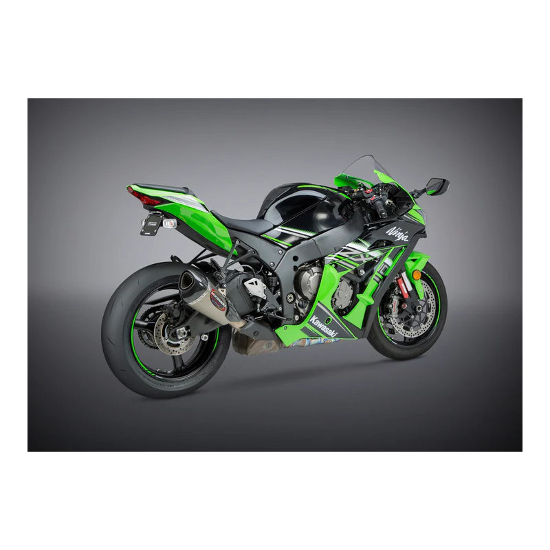 YOSHIMURA | ALPHA T Slip-On Titanium Exhaust for KAWASAKI ZX-10R/RR 2012-2020