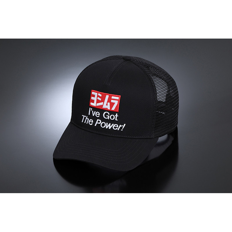 YOSHIMURA MESH CAP (Black / I've Got The Power!)