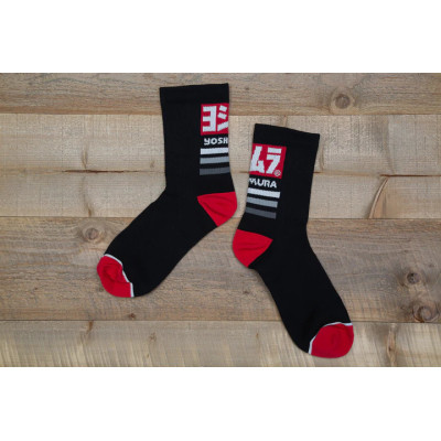 Yoshimura WORKS 6" CREW SOCK | Euro Racing