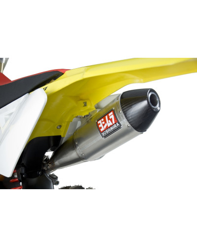 Scarico completo Yoshimura RS2 acciaio/alluminio con fondello in acciaio per RMZ250