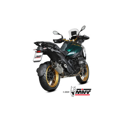 Terminale omologato MIVV SR-1 in titanio per BMW R 1300 GS 2024 -