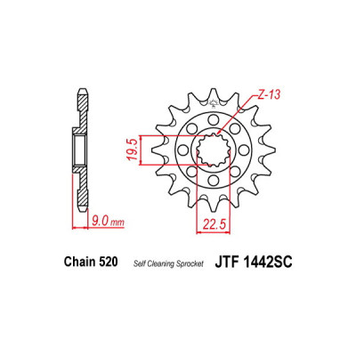 D.I.D - Drivetrain Kit for SUZUKI RM-Z 250 2013 - 2018