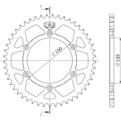 D.I.D - Drivetrain Kit for GASGAS MC 250 / HUSQVARNA TC 250 2023-2025