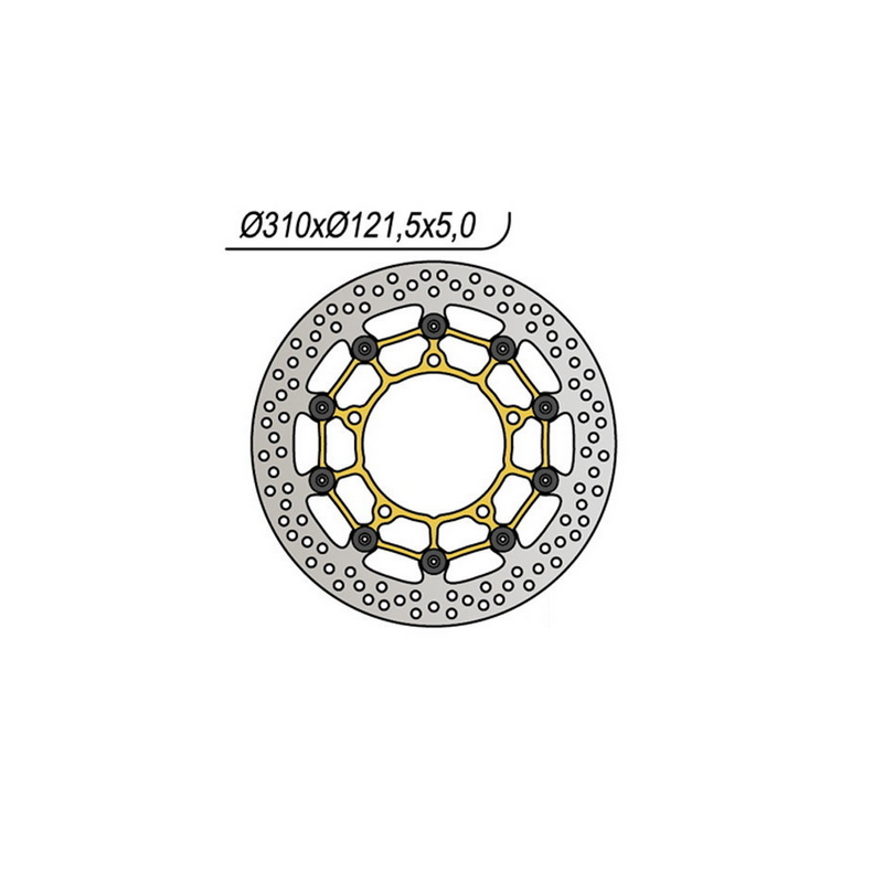 NG Brakes - Floating Font brake disc Suzuki Ø310 (1104)