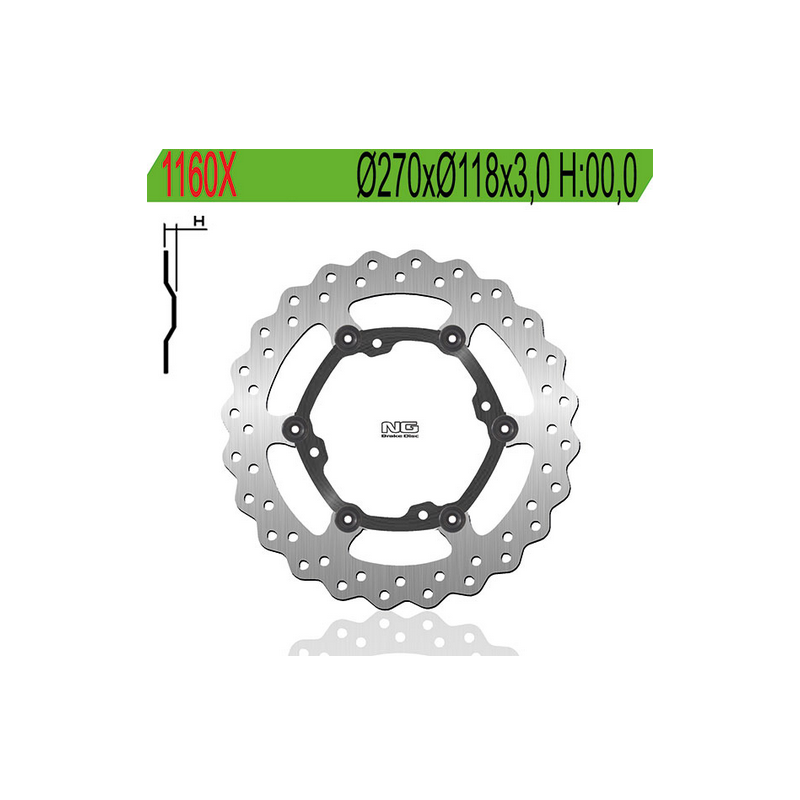 NG Brakes - Floating Font brake disc Suzuki Ø270 (1160X)