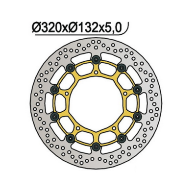 NG Brakes - Disco freno flottante anteriore Yamaha Ø320 (1058)