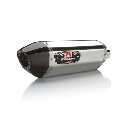 R-77 Dual stainless slip-on exhaust for SUZUKI HAYABUSA 2008-2020