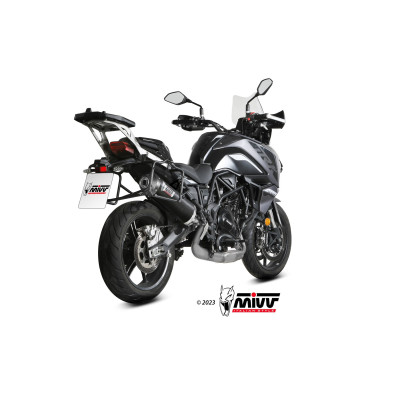 MIVV | Terminale omologato Oval in carbonio per BENELLI TRK 702 / X 2023-2024